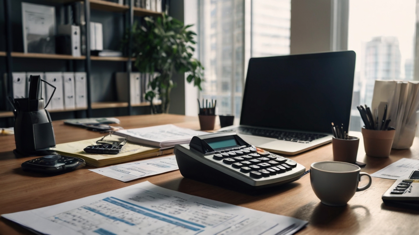 Professionelles Finanzteam bei der Arbeit